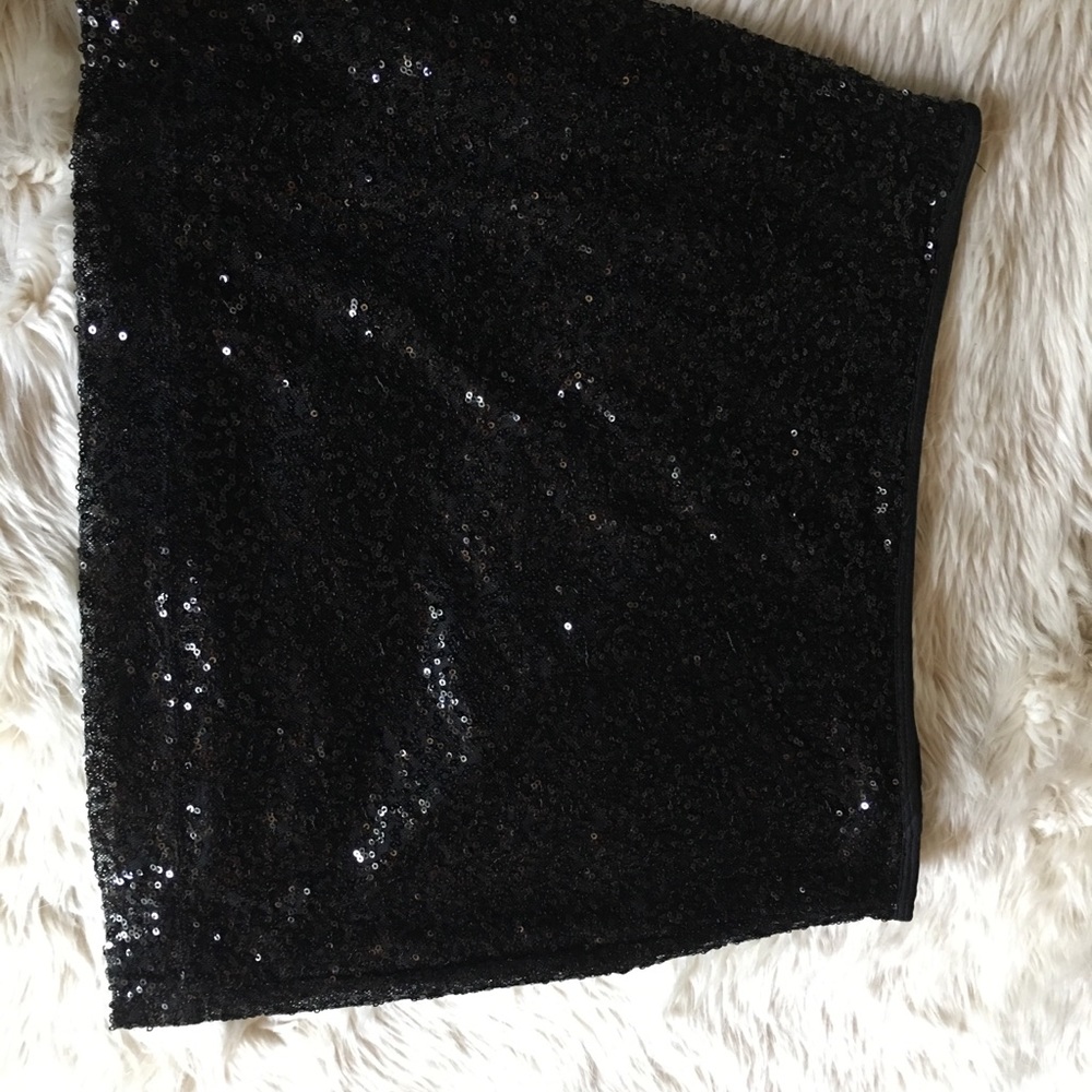 Sequin mini skirt